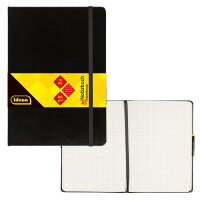 Notizbuch - kariert, DIN A5, Hardcover, 80 g/m²