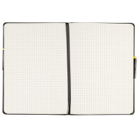 Notizbuch - kariert, DIN A5, Hardcover, 80 g/m²