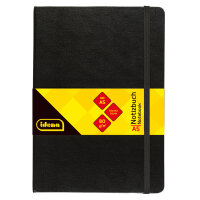 Notizbuch im DIN A5 Format mit blanko Seiten und robustem Hardcover-Einband