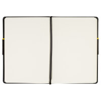 Notizbuch im DIN A5 Format mit blanko Seiten und robustem Hardcover-Einband