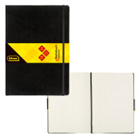 Kariertes DIN A4-Notizbuch mit Hardcover und 80 g/m²...