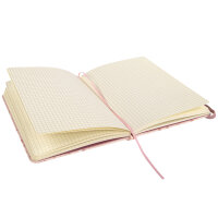 Notizbuch in Roségold mit glitzerndem Einband,...