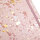 Notizbuch in Roségold mit glitzerndem Einband, karierten Seiten und FSC-Mix-Zertifizierung