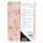 Notizbuch in Roségold mit glitzerndem Einband, karierten Seiten und FSC-Mix-Zertifizierung