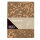 Notizbuch mit Korkeinband und Recyclingpapier im linierten Design