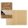 Notizbuch mit Korkeinband und recyclingpapier, kariert