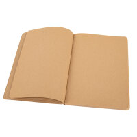 Notizbuch mit Korkeinband aus Recyclingpapier, blanko