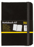 Notizbuch - kariert, DIN A7, FSC&reg; Mix, Hardcover, 80 g/m&sup2;
