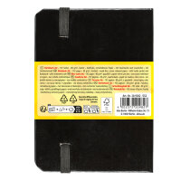 Kariertes Notizbuch im DIN A6-Format mit Hardcover und FSC-Mix-Zertifizierung
