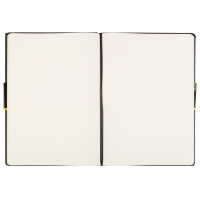 Notizbuch im DIN A4 Format mit blanko Seiten, Hardcover und FSC-Mix-Zertifizierung