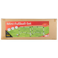 Mini-Fußball-Set, 2 Tore inklusive Ball und Ballpumpe