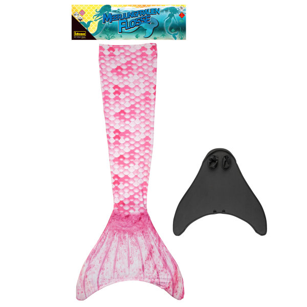 Meerjungfrauenflosse - inkl. Monoflosse, Größe XS/S, Pink