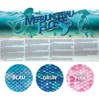 Meerjungfrauenflosse - inkl. Monoflosse, Gr&ouml;&szlig;e XS/S, Pink