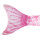 Meerjungfrauenflosse - inkl. Monoflosse, Größe XS/S, Pink