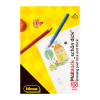 Block mit 100 Blatt im DIN A4-Format, ideal zum Malen und...