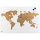 Magnettafel "Weltkarte" zum Beschriften & Freirubbeln, 60 x 40 cm, mit Zubehör