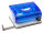 Locher, mit Anschlagschiene, transluzent, blau