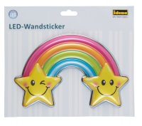 LED-Wandsticker &quot;Regenbogen&quot;, 22 x 13 cm, Ber&uuml;hrungs-Sensor