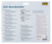 LED-Wandsticker &quot;Regenbogen&quot;, 22 x 13 cm, Ber&uuml;hrungs-Sensor