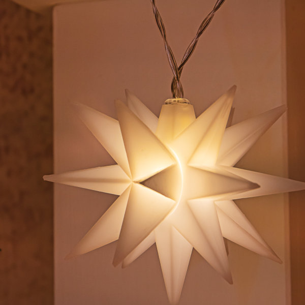 weiße » LED Sterne 10 kaufen Zum Lichterkette Shop Idena -