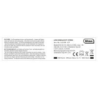 LED Dekolicht Stern - 23 x 23 cm, warmweiß, für innen und außen, mit Timer, batteriebetrieben