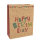 Geschenktasche Birthday in Größe M (23 x 18 x 8 cm) aus FSC-recyceltem Papier mit buntem Konfettimuster und goldenem Geschenkanhänger