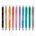 Kugelschreiber, 10 Stück, blauschreibend, transluzente Farben