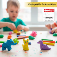 10 Stangen Knete in verschiedenen Farben für kreativen Spielspaß