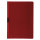 Klemm-Mappen, DIN A4, 5 Stück, mit transparentem Deckel, rot