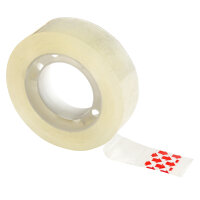 Transparenter Klebefilm in einer Packung mit 12 Rollen à 12 cm x 10 m für den universellen Gebrauch