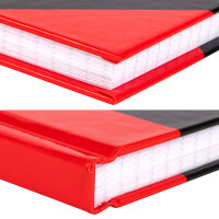Kariertes Notizbuch in DIN A7 Format mit Hardcover, FSC-Mix Zertifizierung und 70g/m² Papier