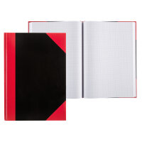 Kariertes Notizbuch DIN A6 mit Hardcover und...