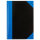 Kladde, DIN A5, FSC® Mix, 96 Seiten, 70 g/m², liniert, Hardcover, blau/schwarz