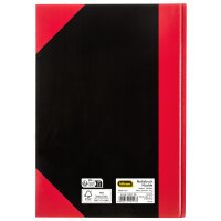 Notizbuch im karierten Design, DIN A5 Format mit Hardcover und 70 g/m² Papier