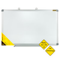 Whiteboard, 60 x 90 cm, mit Alu-Rahmen und Stiftablage