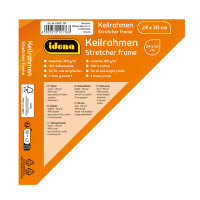 Leinwand 24 x 30 cm für Öl- und Acrylfarben, FSC-zertifiziert, ideal für Künstler und Kunstliebhaber