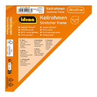 Keilrahmen 20 x 20 cm für Öl- und Acrylfarben, FSC 100 zertifiziert