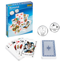 Kartenspiel Rommé - 2 x 55 Blatt,...