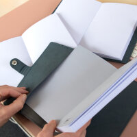 Linierte Innenseiten für Notizbuch, FSC-Mix zertifiziert, 160 Seiten