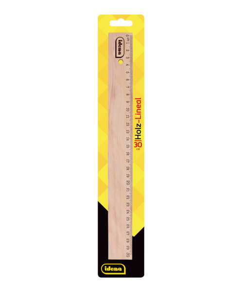 Holz-Lineal - 30 cm, FSC® 100 %