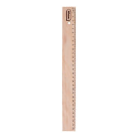 Holz-Lineal, 30 cm, FSC® 100 %, unlackiert