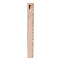 Holzlineal aus FSC-zertifiziertem Holz mit einer...
