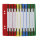 Heftstreifen – 10 Stück, 4 Farben, Kunststoff