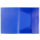 Gummizugmappe – DIN A4, transluzent blau