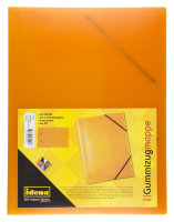 Gummizugmappe, DIN A3, PP, transluzent, orange