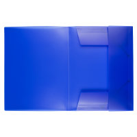 Gummizugmappe, DIN A3, PP, transluzent, blau