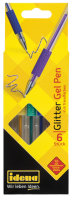 Glitter Gel Pen, 6 St&uuml;ck/6 Farben mit Glittereffekt, Strichst&auml;rke 1 mm