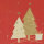 Geschenktasche "Weihnachtsbaum rot", FSC® Mix, 11 x 18 x 5 cm
