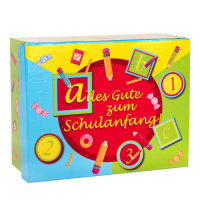 Geschenkbox &quot;Schulanfang&quot;, FSC&reg; Mix, 22 x 17 x 9 cm