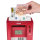 Geldautomat, digitale Spardose mit Sound, rot